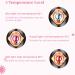 Varku Heated Eyelash Curler for Women - USB Rechargeable 2 in 1 with Built-in Comb 3 Temperature Modes Fast Heating Long Lasting Electric Eyelash Curler - Buy Online on GoSupps.com