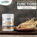 AKI American Ginseng Powder - High-Quality 4% Ginsenosides for Coffee, Smoothies | 1.5 oz (42.5g) Pack of 1 - Buy Online on GoSupps.com