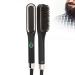 Beard glids comb for men electrical beard gladge for fast bare styling 2 in 1 multifunctional heated beard brush hair straightener thermal brush (EU)