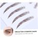 OHPHCALL 20 Pcs Eyebrow Stickers Authentic Eyebrows Stickers Eyelash Brown Water Transfer Paper with Soy Ink 21x15cmx5pcs Brownx5pcs - Buy Online on GoSupps.com