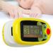 TMISHION Pulse Oximeter Blood Oxygen Saturation Monitor Fingertip Clip Oximeter 6 Modes Auto USB Charging LED Blood Oxygen Monitor for Kids (Yellow)