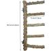 Allazone 3-Piece Nature Bird Accessories Set | Wooden Ladder Pole & Toys for Parrots & Canaries - International Shipping Available - Buy Online on GoSupps.com