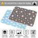 2 Pcs ALBOYI Baby Diaper Changing Pad Set | Waterproof & Reusable Nappy Mat for Home and Outdoor | Grey/Blue - Buy Online on GoSupps.com