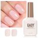 GAOY Sheer Light Pink Gel Nail Polish  16ml Jelly Milky White Peach Translucent Color 1352 UV Light Cure Gel Polish for Nail Art DIY Manicure and Pedicure at Home Milky Pink