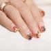 BettyCora Short Square Fake Nails Set with Glue - Flowers D10 Design - Buy Online on GoSupps.com