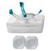 Contact lens remover eye contact removal tool silicone-drainage/remover |Soft contact lens remover and insert scoop contact tweezers for girls with long nails puzzle lady buyers and carriers with a double box