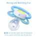 LittleForBig Large Shield Pacifier II - Adult Size Baby Cuties Blue Kitten | International Shipping Available - Buy Online on GoSupps.com