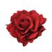 GCroet 2 pieces rose flower hair clip women hair jewelry hair pin clips women hair clip simulation rose corsage multifunction artificial rose brooch pin dancer cloth handicrafts (wine red 10 cm)