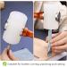 Leather Carving Hammer Set - 2 Pieces Nylon Wood Handle Mallet for Leathercraft DIY Stamping Sewing - Brown - Buy Online on GoSupps.com