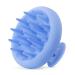 Heeta scalp massage brush silicone hair massage brush with soft bristles integrated silicone design shampoo brush for wet and dry hair blue 08 silicone blue