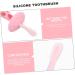 Minkissy 2ST Toothbrush Massage Accessories - Portable Silicone Toddler Tooth Cleaner Toys in Food-Grade Gift Box - Ideal Kids' Oral Care Tools - Buy Online on GoSupps.com