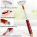 Telescopic Azymi Back Scratch - Portable Wooden & Steel Massage Roller for Scalp Face & Foot Relief - Ideal for Men & Women - Buy Online on GoSupps.com