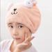Mother & Daughter Microfiber Hair Towel Wrap - Pink Quick Drying Hair Turban Set | Soft & Absorbent Bath Hat - Buy Online on GoSupps.com