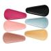 FRCOLOR 12 Pcs Case Cover Small Embroidery Leather Scissor Covers Sleeve Scissor Protector Shear Case Pouch Extra Thick Pu Leather Small