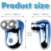 Buy Electric Shaver for Men - USB Rechargeable Travel Shaver Fast-Charging Cordless Razor & Beard Trimmer - Perfect for Grooming & International Shipping - Buy Online on GoSupps.com