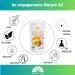 Nature AZ Golden Latte Organic Energy Blend Turmeric Ginger Acerola Lucuma No Added Sugar Low GI Maltodextrin Free Vegan & 100% Natural 145g sachet (approx. 30 servings) Made in France - Buy Online on GoSupps.com