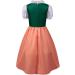 Dirndl - Robe midi pour femme - Robe traditionnelle bavaroise - Costume de cosplay pour femme et fille - Costume de f te de la bi re - Avec tablier et chemisier - Robe de loisirs S Vert - Buy Online on GoSupps.com