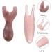 Beavorty 2-Piece Massager Set - Pumpkin Leaf Bags & Acupressure Tools for Facial Gua Sha and Meridian Massage - Pink 11x4.5cm - Buy Online on GoSupps.com