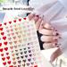 DIY Manicure Constellation Red Black White Letter Number Love Heart 3D Nail Stickers Self-Adhesive Decals(set 01) - Buy Online on GoSupps.com