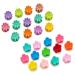 40 Pcs Baby Girls Mini Hair Claw Clips Crown Clips Flower Clips 90s Hair Accessories for Girls Women School Party Gifts Assorted Color (Flower Clips+Daisy Clips)