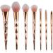 Make Up Brushes Set 7 Pieces Professional Cosmetic Brushes Powder Foundation Eyeshadow Eyeliner Highlighter Brush Kits for Both Beginners and Professional Makeup Artist Stylish and Popular - Buy Online on GoSupps.com
