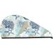 Algae Corals & Seashells Microfiber Hair Towel - Super Absorbent Coral Velvet Wrap for Long Curly & Thick Hair | Quick Dry Hair Cap for Women - International Shipping - Buy Online on GoSupps.com