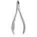 Credo Solingen Cuticle Nippers 10 cm rounded Points Matt Chrome