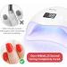 Lishumei LED Nail Lamp 48W - Professional Gel Nail Polish Curing Light with LCD Display - White SUN5 - Buy Online on GoSupps.com