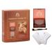 Ikos eyebrow shape liner set/brown to black - 3 stencils + eyebrow powder + brush)