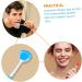 Buy Minkissy 4-Piece Tongue Cleaning Brush Set - Silicone Raspador de Lengua & Copper Scraper - Effective Oral Hygiene Tools in Blue & Orange - Buy Online on GoSupps.com