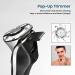 Phisco Men's Electric Shaver - Wet/Dry, 3D Rechargeable, IPX7 Waterproof, Rotary Shaver with Beard Trimmer - Replacement Blade Included - Buy Online on GoSupps.com