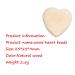 50pcs Natural 25mm Unfinished Wood Hearts Beads - DIY Eco-Friendly Craft Accessories - Buy Online on GoSupps.com