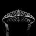 Lurrose Rhinestone Tiara Crown Headband for Wedding & Events - Silver - Buy Online on GoSupps.com