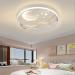 Led children ceiling lamp star moon ceiling lamp for children acrylic lampshade stepless dimming with remote control ultra-thin 6cm bedroom ceiling kindergarten lighting-d50cm white white white D50cm 50W