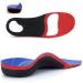 (Standing All Day) Heavy Duty Support 220+lbs Plantar Fasciitis Pain Relief Shoe Inserts Orthotic Insoles High Arch Support Gel Shoe Insoles Men Women S Women's 7.5-9 /Men's 6-7 Black