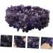 TEHAUX Womens Bracelet 2pcs Chunky Chakra Bracelet Irregular Bracelet Crystal Beads Layer Crystal Bracelet Layer Gemstone Crystals Bracelet Women Gemstone Bracelet To Heal Purple Rope - Buy Online on GoSupps.com