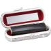 XhuangTech Bling Lipstick Holder Case with Mirror - Rhinestone Crystal Makeup Organizer for Ladies (Silver) | Portable Lipstick Case - Buy Online on GoSupps.com