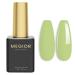 MEGIOR Green Gel Nail Polish 15ml Asparagus Green Gel Polish 1PCS Soak Off UV LED Nail Gel Polish for Nail Art Manicure Salon DIY Home for Women Girls Nails