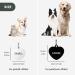 ID Tags for Dogs Cats - YEHANTI Personalised Dog Tag Engraved Stainless Steel Dog Tags Cat Tags for Pets with Various Cute and Beautiful Icons ID Name Tags for Dog Doggy Cat Kitten Heart - Buy Online on GoSupps.com