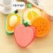 4pcs Cute Fruit-Shaped Baby Bath Sponges | Soft Body Scrubber for Kids & Children | Perfect for Gentle Cleaning - Buy Online on GoSupps.com