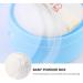 Minkissy Baby Powder Puff - Portable Skin-Friendly Container Box for Baby Bath & Body Powder - Buy Online on GoSupps.com