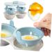 Alipis 1pc Steamed Egg Cup Mini Egg Cooker Steamed Egg Bowl Egg Steamer Lunch Box Two Grids - Buy Online on GoSupps.com