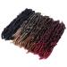 6 Pack 14 Inch Butterfly Locs Crochet Hair Extensions - Pre Looped Distressed Short Butterfly Locs in 1B (Pack of 6) - Buy Online on GoSupps.com