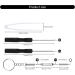 Eyeglass Repair Kits Glasses Repair Tool with Glasses Screws Silicone Nose Pad Tool Eye Glasses Repairing Set - Buy Online on GoSupps.com