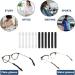 6 Pairs Silicone Glasses Ear Pads & Hooks | Anti-Slip Ear Pillows for Comfort - Black & White - Buy Online on GoSupps.com