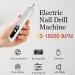 Electric Nail Drill Rechargeable Nail Drill Kit with 12 Drill Bits Nail Drill Machine 3 Speeds Multifunctional Nail Drill for Home Salon Travel White Nail Drills - Buy Online on GoSupps.com