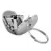 Keychain Nail Trimmer | Nail Cutting Clippers | Stainless Steel Nail Trimmer Travel Pocket Nail Cutter Nail Grooming Tool Miniature Nail Trimmer for Home and Travelling Silver