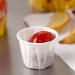 Genpak 1 oz White Paper Portion Cups 250-Pack - F100 Capacity, Pleated Design - Buy Online on GoSupps.com