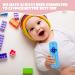 Buy Soft Silicone Bite Ring for Babies | Remote Control Biting Toy for 3-12 Months | Dental Aid Baby Teething Tube Black & Blue - Buy Online on GoSupps.com