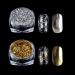 Nail Foil Holographic Glitter Powder Kit - Gold/Silver| Mirror Effect Pigments for Nail Art | Chrome Pigment Decorations - 2 Box/Set - Buy Online on GoSupps.com